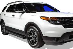 APS - APS IB06RIB7B IRunning Running Boards Black for 11-19 Ford Explorer - Image 2