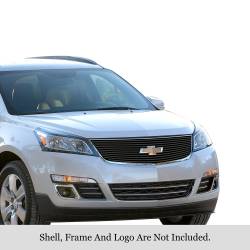 APS - APS Stainless Billet Grille Black 13-17 Chevrolet Traverse GR03FEI48J - Image 1