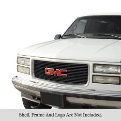 APS - APS Stainless Billet Grille Black 94-99 GMC C/K Truck GR07FEG14J - Image 1