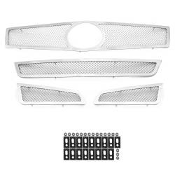 APS - APS GR01GAC11T Wire Mesh Grille Polish for 13-14 Cadillac ATS - Image 3