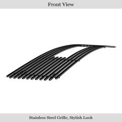 APS - APS Stainless Billet Grille Black 95-05 GMC Safari GR07FEG24J - Image 2