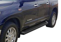APS - APS IRunning Running Boards Black for 07-21 Tundra CrewMax IB20RJI8B - Image 1