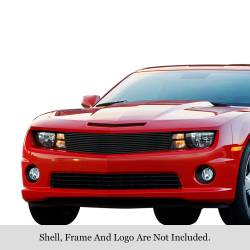 APS - APS Stainless Billet Grille Black 10-13 Chevrolet Camaro GR03FFG21J - Image 1