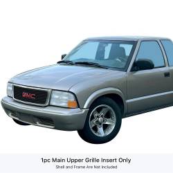 APS - APS Stainless Billet Grille Black 98-04 GMC Sonoma/Jimmy GR07FEG73J - Image 1