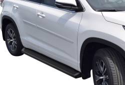 APS - APS IRunning Running Boards Black for 14-19 Toyota Highlander IB20RIG5B - Image 1