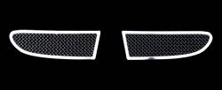 APS - APS Wire Mesh Fog Light Grilles Polish/Black GR04GFH78C - Image 2