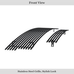 APS - APS Stainless Billet Grille Black 97-98 Ford F150/Expedition GR06HGI51J - Image 2