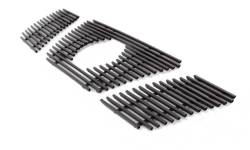 APS - APS Stainless Billet Grille Black for 05-08 Nissan Frontier GR14FFD32J - Image 2