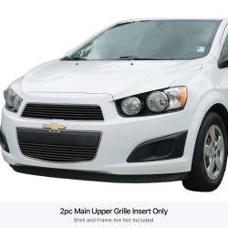 APS - APS Stainless Billet Grille Black 12-16 Chevrolet Sonic GR03FFI39J - Image 1