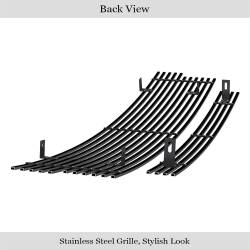 APS - APS Stainless Billet Grille Black 97-98 Ford F150 RWD GR06HGI52J - Image 3