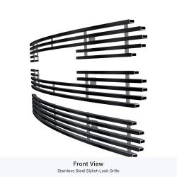 APS - APS Stainless Billet Grille Black 13-16 GMC Acadia SLE GR07FEI75J - Image 2