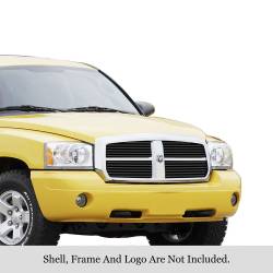 APS - APS Stainless Billet Grille Black for 05-07 Dodge Dakota GR04HEC44J - Image 1