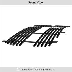 APS - APS Stainless Billet Grille Black for 05-07 Dodge Dakota GR04HEC44J - Image 2