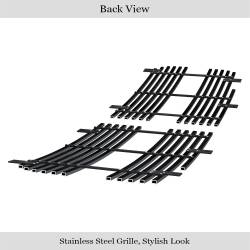 APS - APS Stainless Billet Grille Black for 05-07 Dodge Dakota GR04HEC44J - Image 3