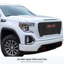 APS - APS Stainless Billet Grille Black 19-21 GMC Sierra 1500 SLT/AT4 GR07FEJ34J - Image 1
