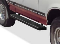 APS - APS IB06FBA0B IStep 6" Running Boards Black for 80-96 Ford F-Series/Bronco - Image 1