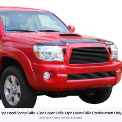 APS - APS Stainless Billet Grille Black for 05-10 Toyota Tacoma TRD GR20HGG42J - Image 1