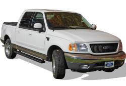 APS - APS IB06FJJ9B IStep 6" Running Boards Black 01-03 Ford F150 Crew - Image 2