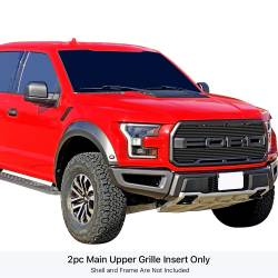 APS - APS Stainless Billet Grille Black 17-20 Ford F150 Raptor GR06FEA54J - Image 1