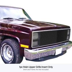 APS - APS Stainless Billet Grille Black 81-87 GM C/K Truck GR03HEB02J - Image 1