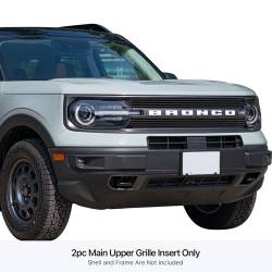 APS - APS Stainless Billet Grille Black 21-25 Ford Bronco Sport GR06FEB61J - Image 1