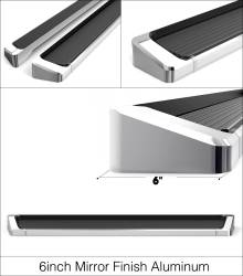 APS - APS IB03RJJ4A IRunning Running Boards Polished for 99-06 Silverado/Sierra Ext - Image 3
