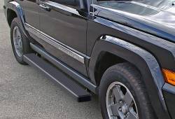 APS - APS IStep 5" Running Boards Black for 05-10 Grand Cherokee IB10EAJ8B - Image 1
