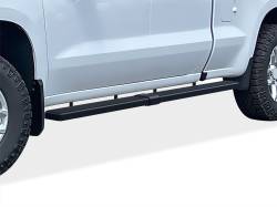 APS - APS IB03SAG1LB IStep W2W 6" Running Boards Black for Silverado/Sierra Crew - Image 1