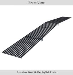 APS - APS Stainless Billet Grille Black 91-93 Chevrolet S10/Blazer GR03HEB32J - Image 2