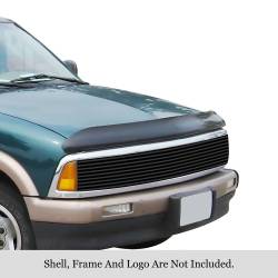 APS - APS Stainless Billet Grille Black 94-97 Chevrolet S10/Blazer GR03HEB33J - Image 1