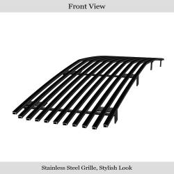 APS - APS Stainless Billet Grille Black 95-05 GMC Safari GR07HEG32J - Image 2