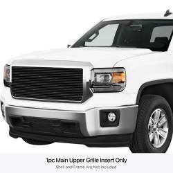 APS - APS Stainless Billet Grille Black 14-15 GMC Sierra 1500 GR07HEI73J - Image 1