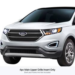 APS - APS Stainless Billet Grille Black 15-18 Ford Edge GR06FEB91J - Image 1
