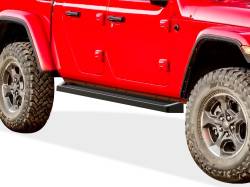 APS - APS IRunning Running Boards Black for 20-25 Gladiator JT IB10RAA5B - Image 1