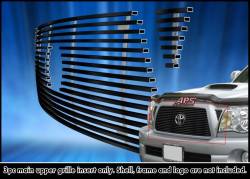 APS - APS Stainless Billet Grille Black for 05-10 Toyota Tacoma GR20FFD56J - Image 1
