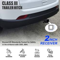 APS - APS HT18CJJ81 Class III 2" Trailer Receiver Hitch for 11-17 Compass/Patriot - Image 3