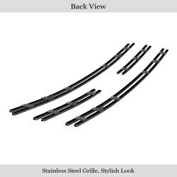 APS - APS Stainless Billet Grille Black for 04-07 Toyota Highlander GR20FFH16J - Image 3
