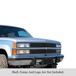 APS - APS Stainless Billet Grille Black 88-93 Chevrolet C/K Truck GR03HEJ01J - Image 1