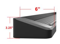 APS - APS IRunning Running Boards Black for 02-07 Jeep Liberty IB10RJH1B - Image 5