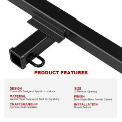 APS - APS HT24CGE75 Class III 2" Trailer Receiver Hitch for 88-98 GM C/K Trucks - Image 5