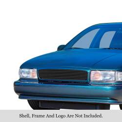 APS - APS Stainless Billet Grille Black 94-96 Chevrolet Impala SS GR03HFJ02J - Image 1
