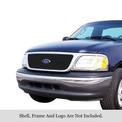 APS - APS Stainless Billet Grille Black 99-03 Ford F150 GR06FEG23J - Image 1