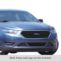 APS - APS Stainless Billet Grille Black 13-19 Ford Taurus SHO GR06FEI66J - Image 1