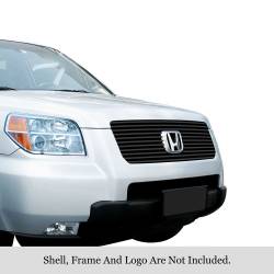 APS - APS Stainless Billet Grille Black 06-08 Honda Pilot GR08FGA13J - Image 1