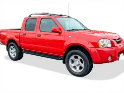 APS - APS IRunning Running Boards Black for 99-04 Nissan Frontier Crew IB14RBB5B - Image 2