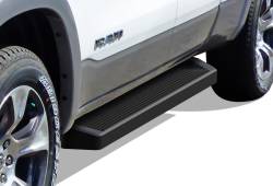 APS - APS IRunning Running Boards Black for 19-25 RAM 1500 Quad IB04RAE9B - Image 1