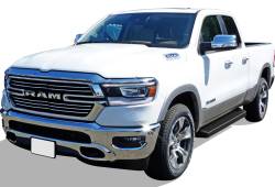 APS - APS IRunning Running Boards Black for 19-25 RAM 1500 Quad IB04RAE9B - Image 2