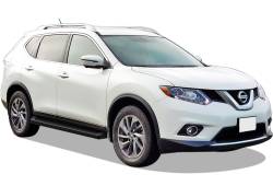 APS - APS IRunning Running Boards Black for 14-20 Nissan Rogue IB14RBF9B - Image 2