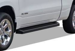 APS - APS IRunning Running Boards Black for 19-25 RAM 1500 Crew IB04RBE8B - Image 1