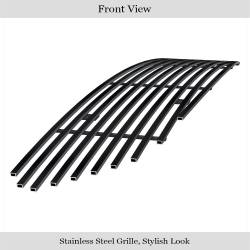 APS - APS Stainless Billet Grille Black 15-17 Ford Mustang V6 GR06FFD02J - Image 2
